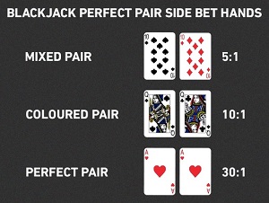 perfect pairs blackjack spielen